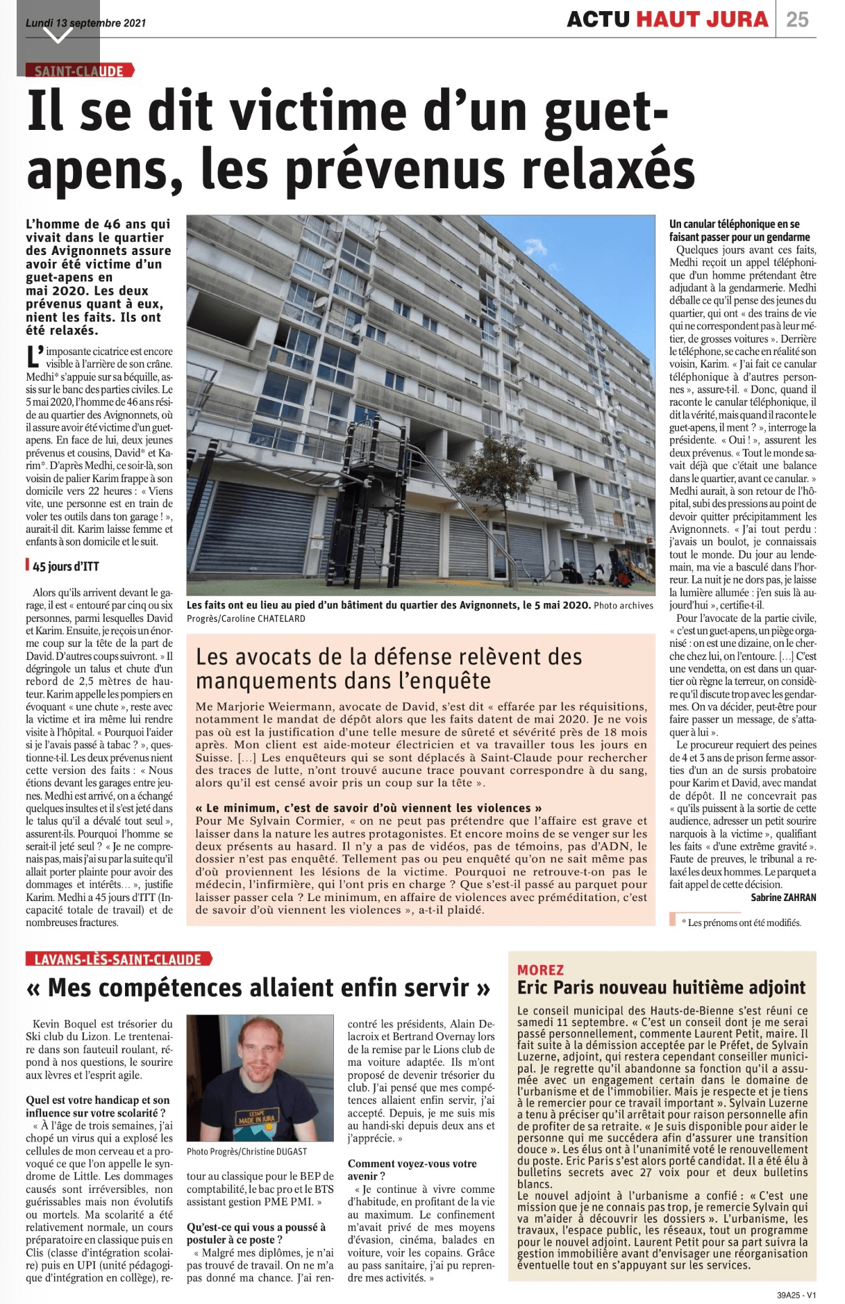 Revue de presse - MRC avocat